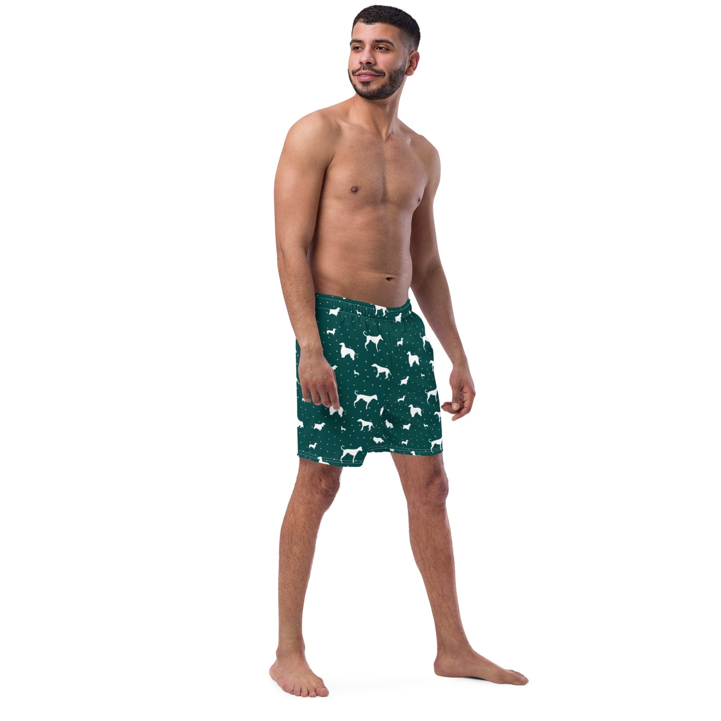 Polkadogs Green Men's swim trunks