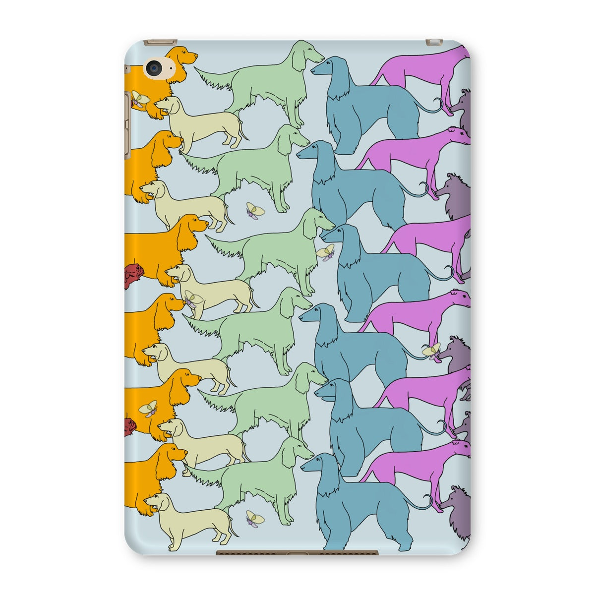 Rainbow Dogs Together  Tablet Cases