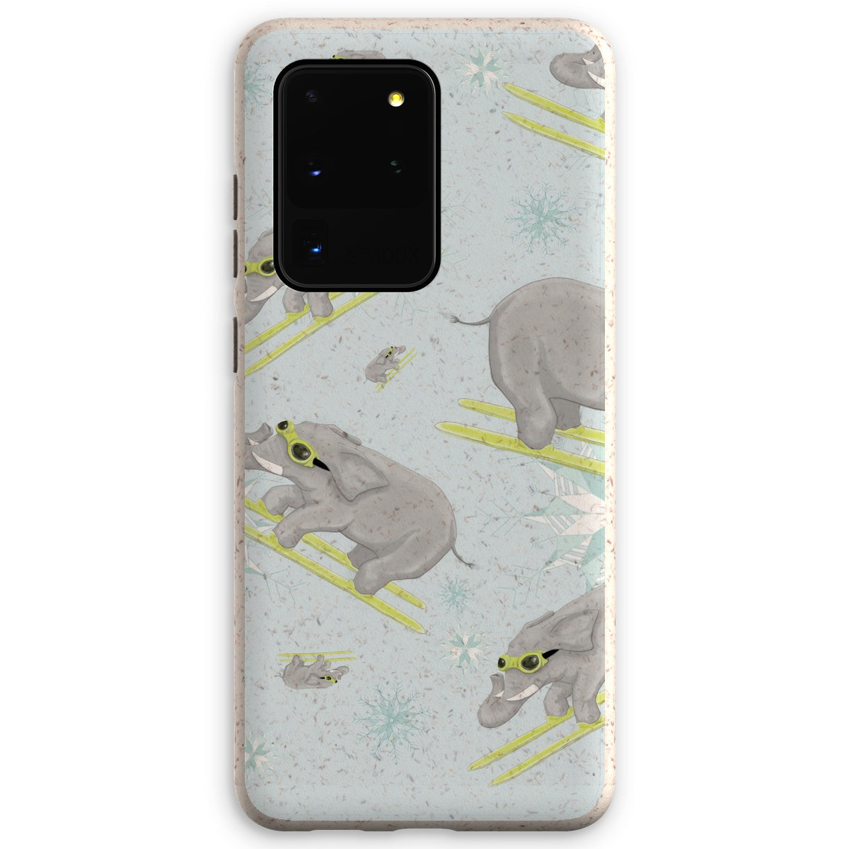 If you've never seen an elephant ski Eco Phone Case