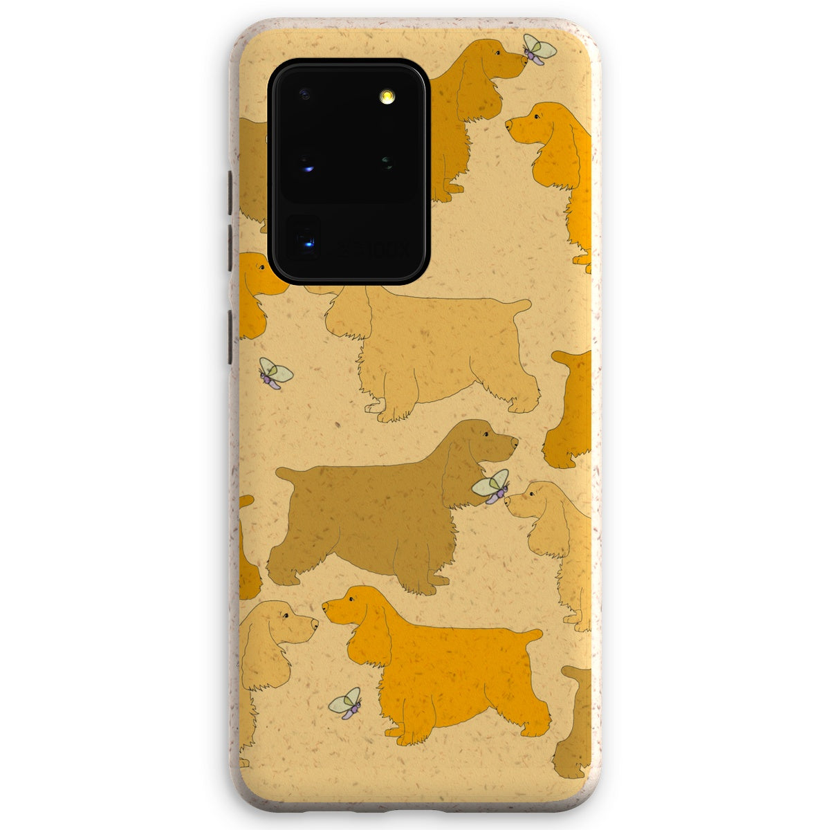 Rainbow Dogs Spaniels Eco Phone Case