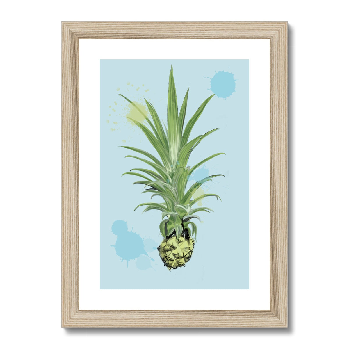 Pineapple Houseplant Framed & Mounted Print