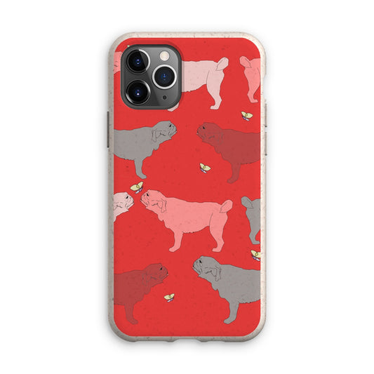 Rainbow Dogs Pug  Eco Phone Case