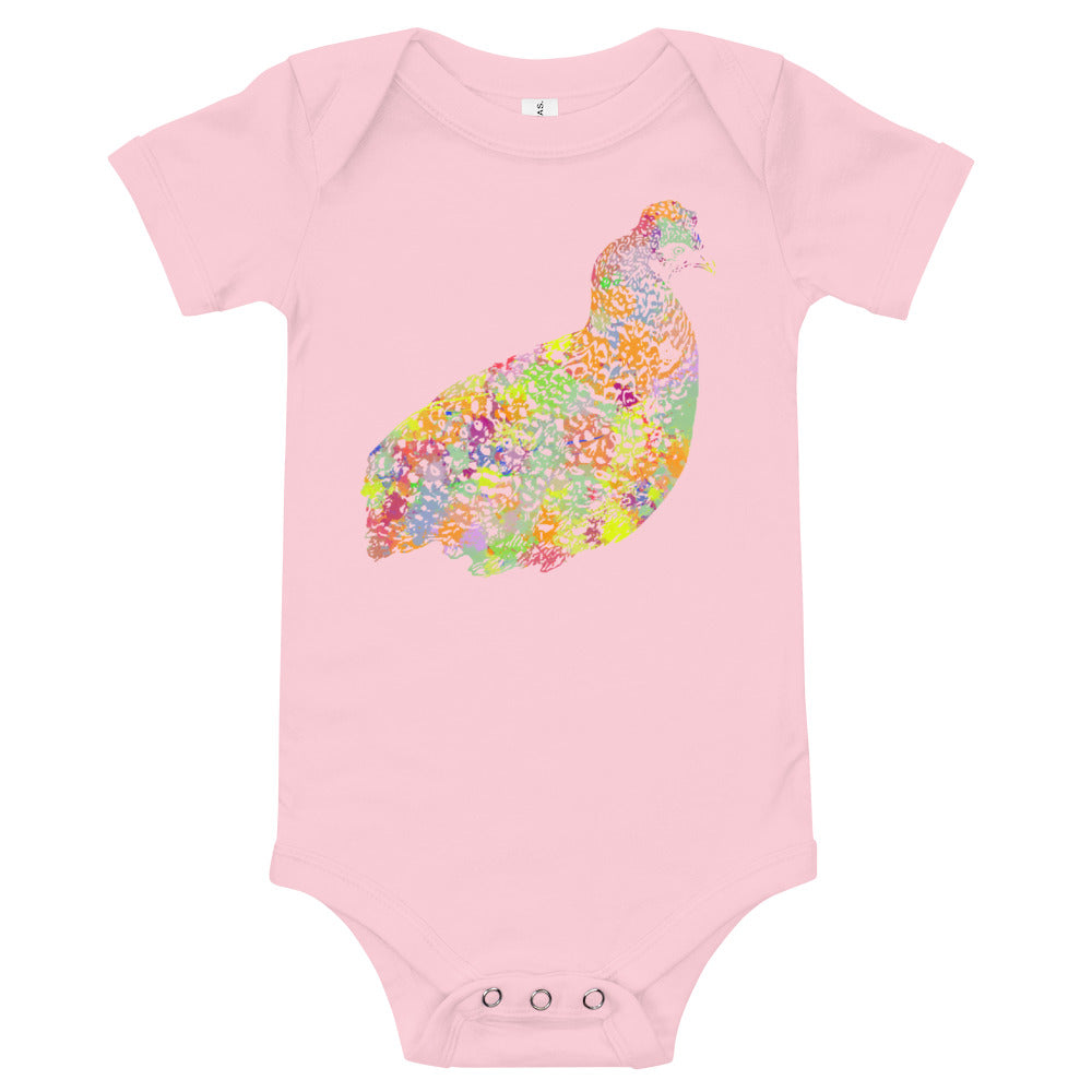 Rainbow Chicken Baby Grow