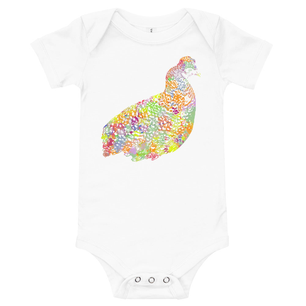 Rainbow Chicken Baby Grow