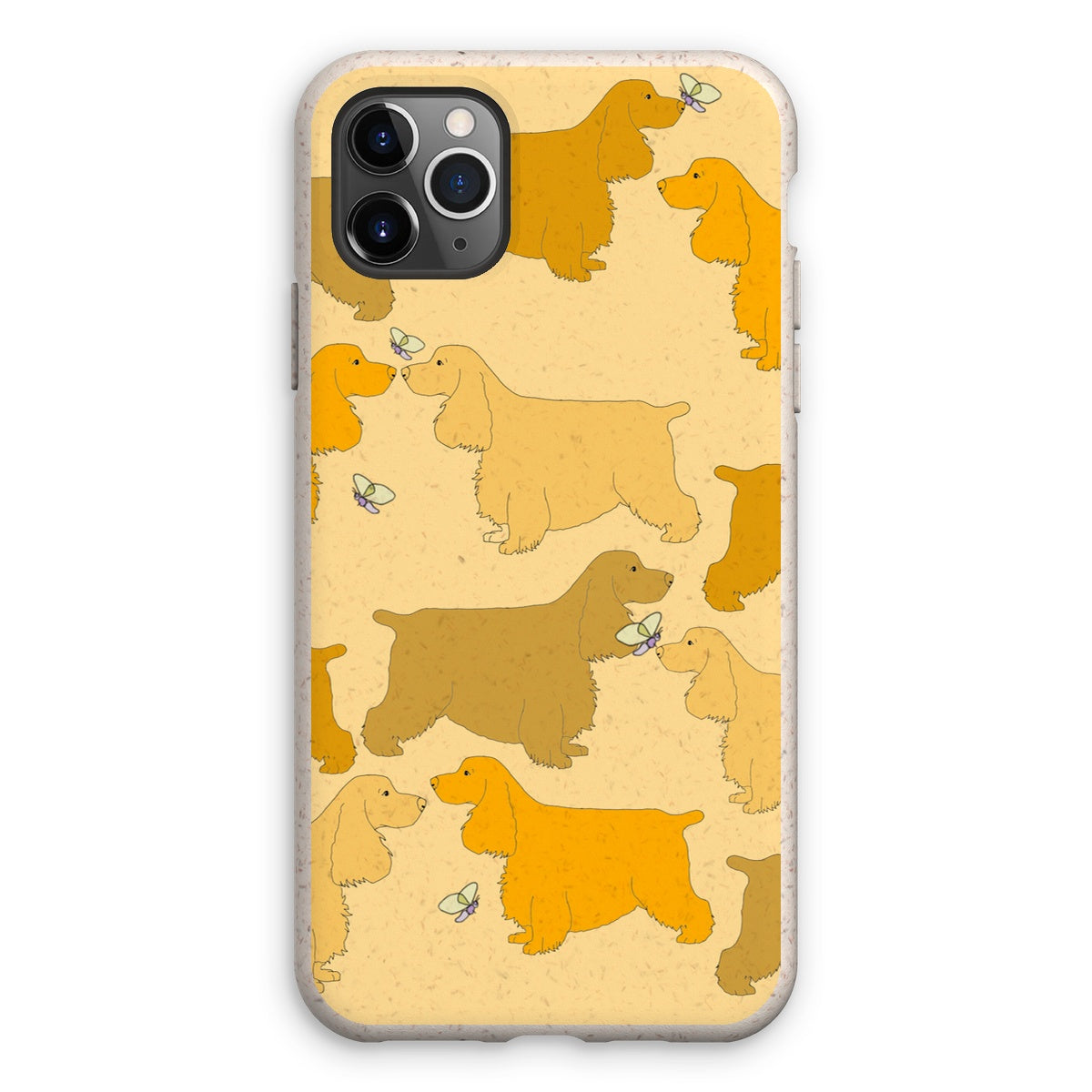 Rainbow Dogs Spaniels Eco Phone Case