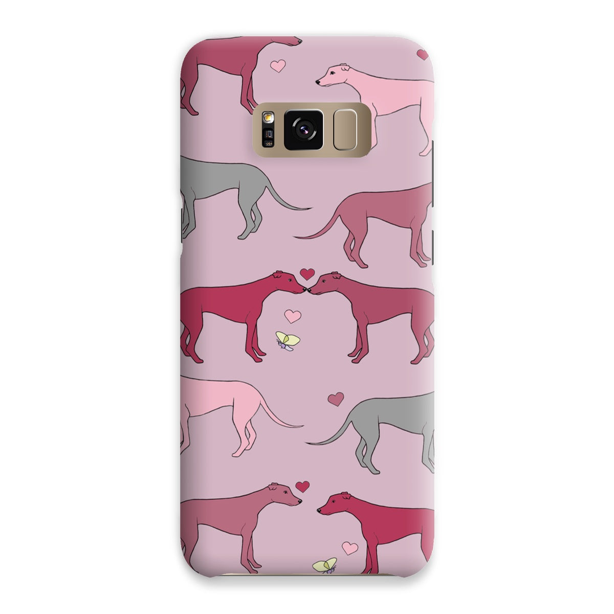 Greyhound Love Rainbow Dogs  Snap Phone Case