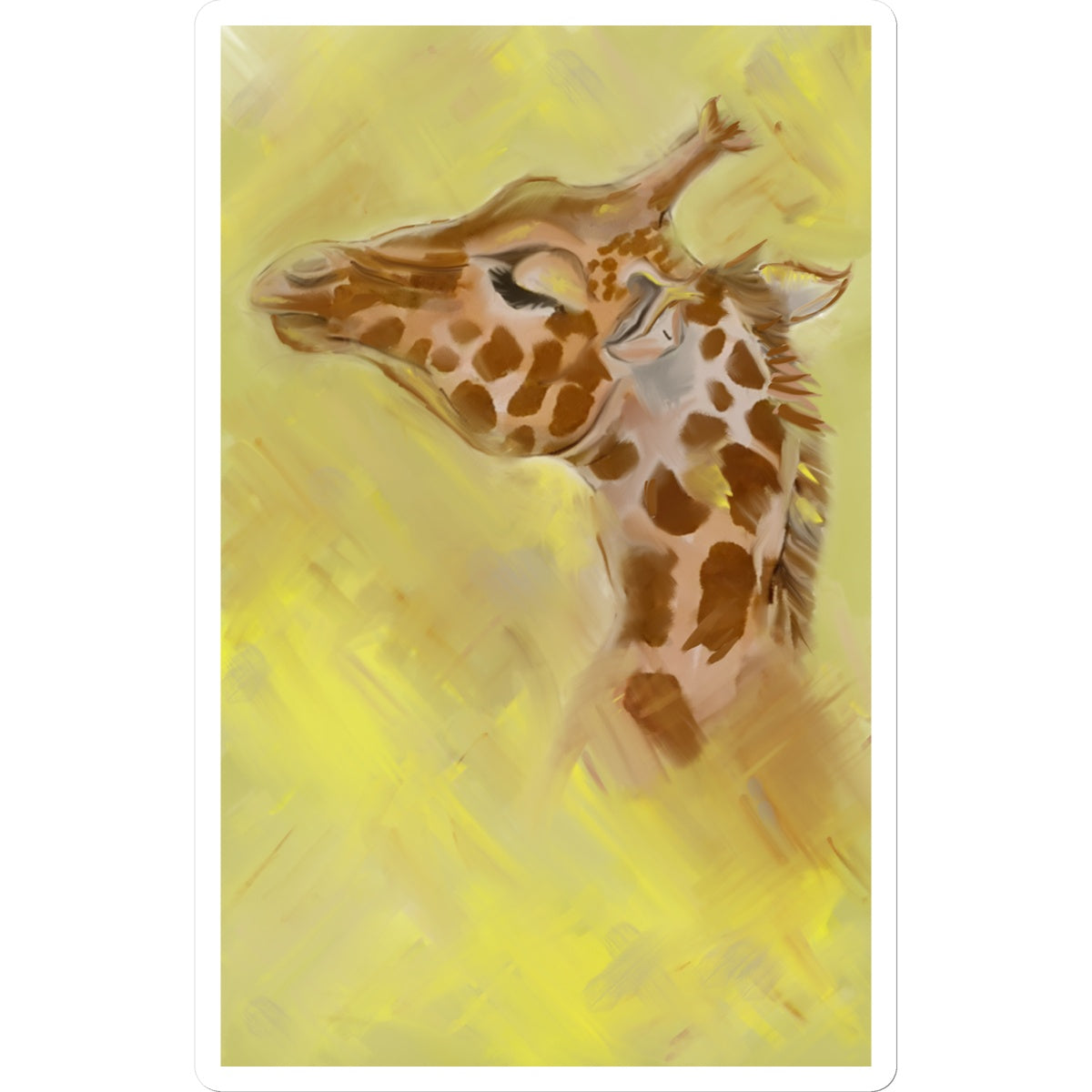 Giraffe Solo Sticker