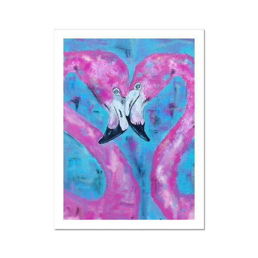 Flamingo Tango Photo Art Print