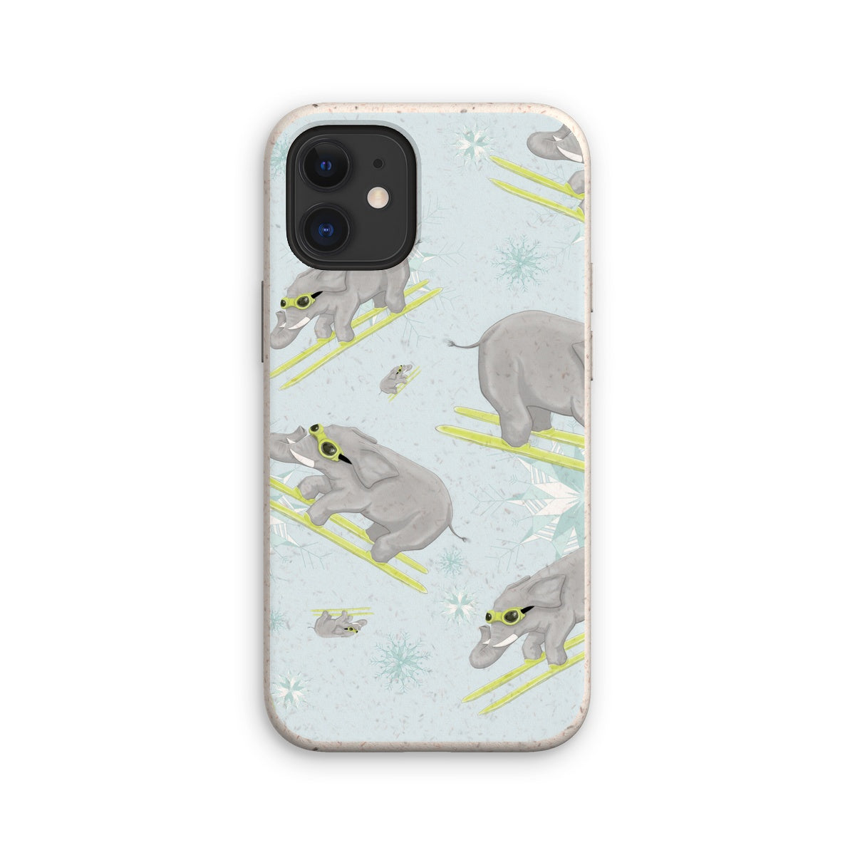 If you've never seen an elephant ski Eco Phone Case