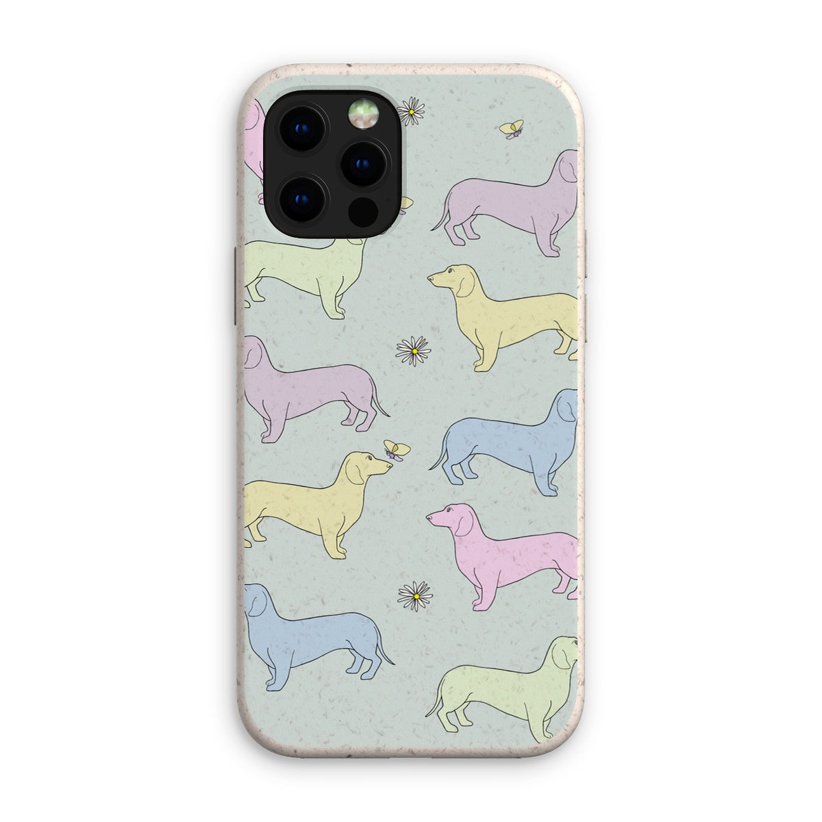 Rainbow Dachshunds Rainbow Dogs  Eco Phone Case