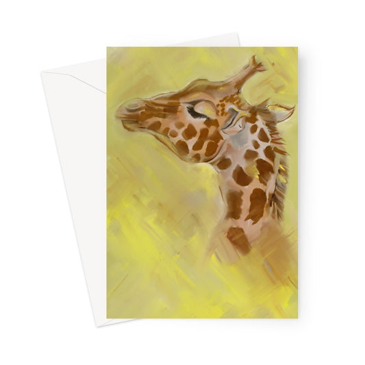 Giraffe Solo Greeting Card