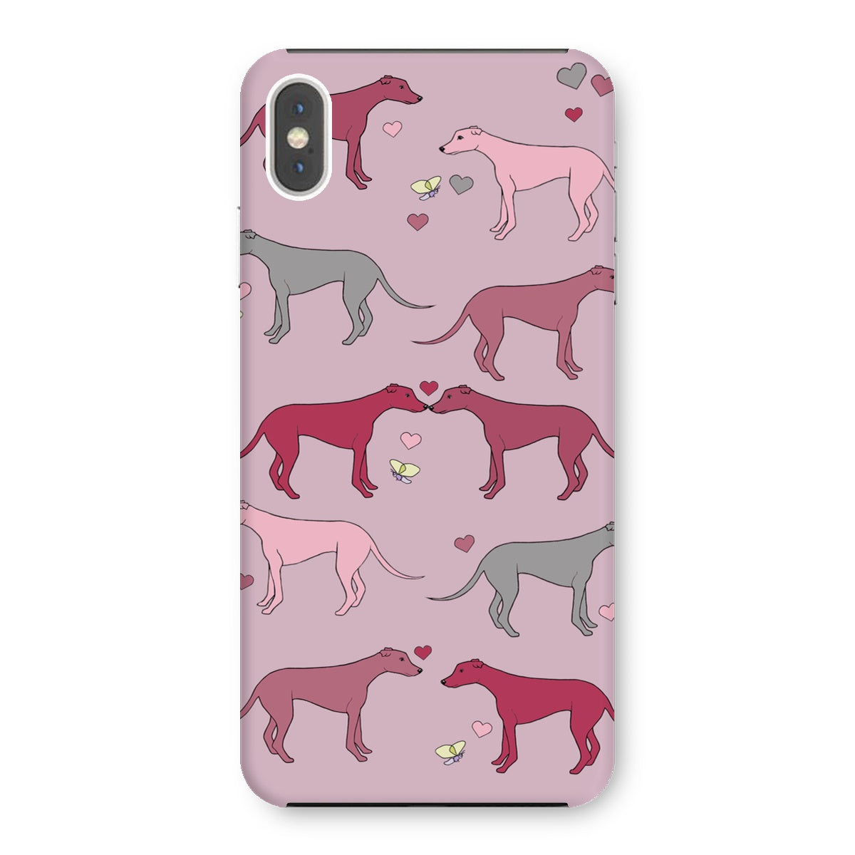 Greyhound Love Rainbow Dogs  Snap Phone Case