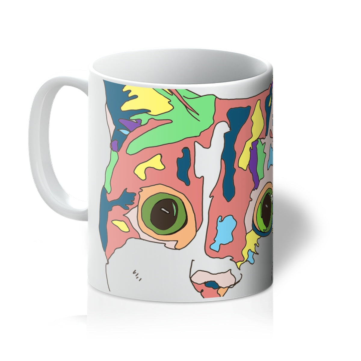 Kaleidoscope Cat Mug