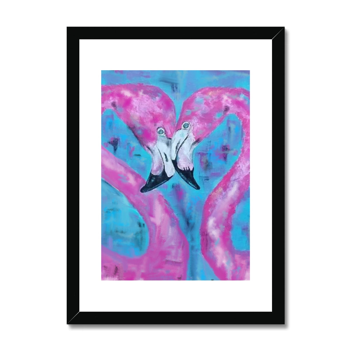 Flamingo Tango Framed & Mounted Print