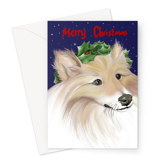 Sheltie Christmas  Greeting Card