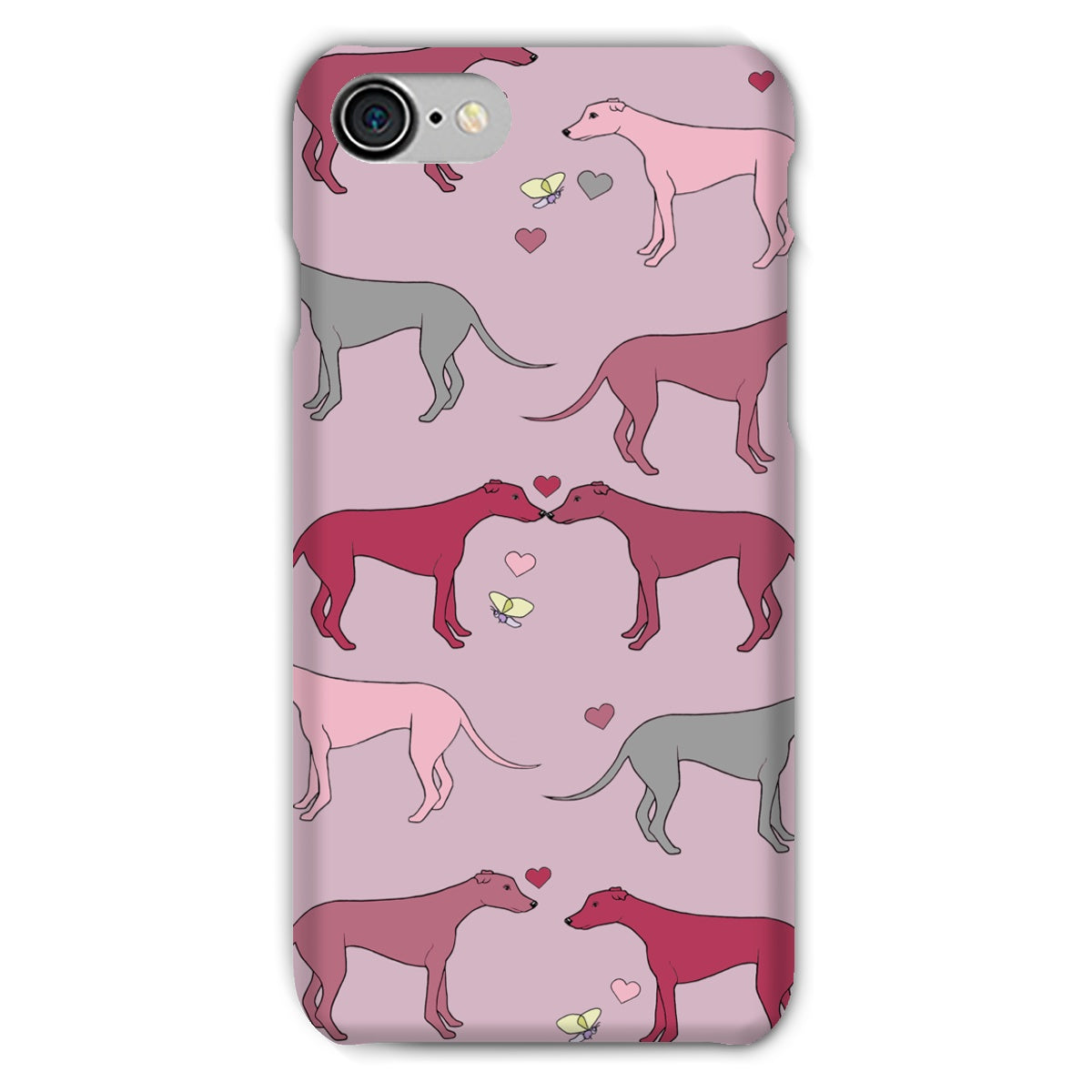 Greyhound Love Rainbow Dogs  Snap Phone Case