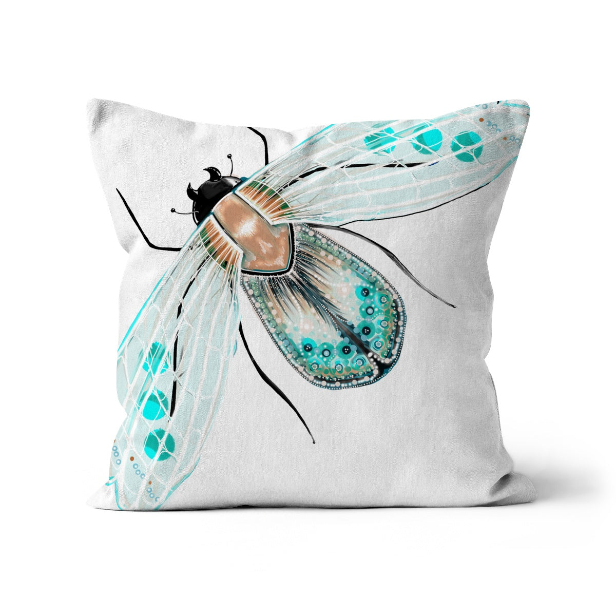 Bejewelled Beetle Bug Cushion