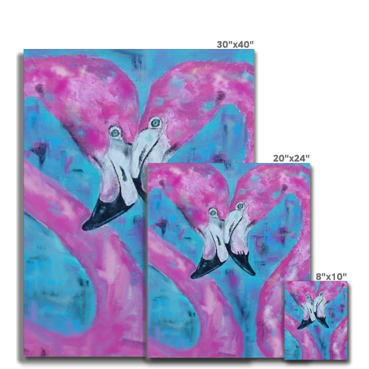 Flamingo Tango Canvas