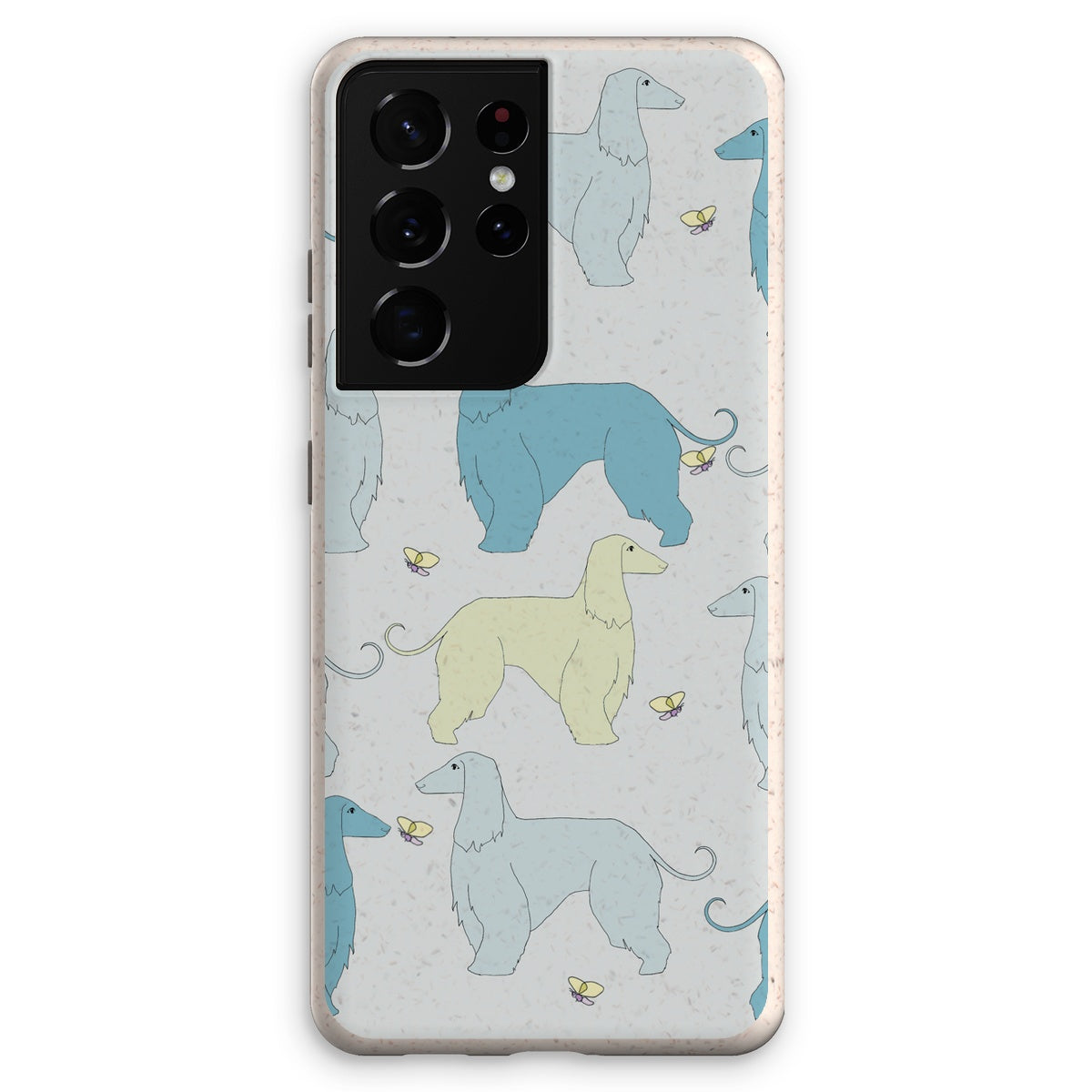 Afghan Breeze Rainbow Dogs Eco Phone Case