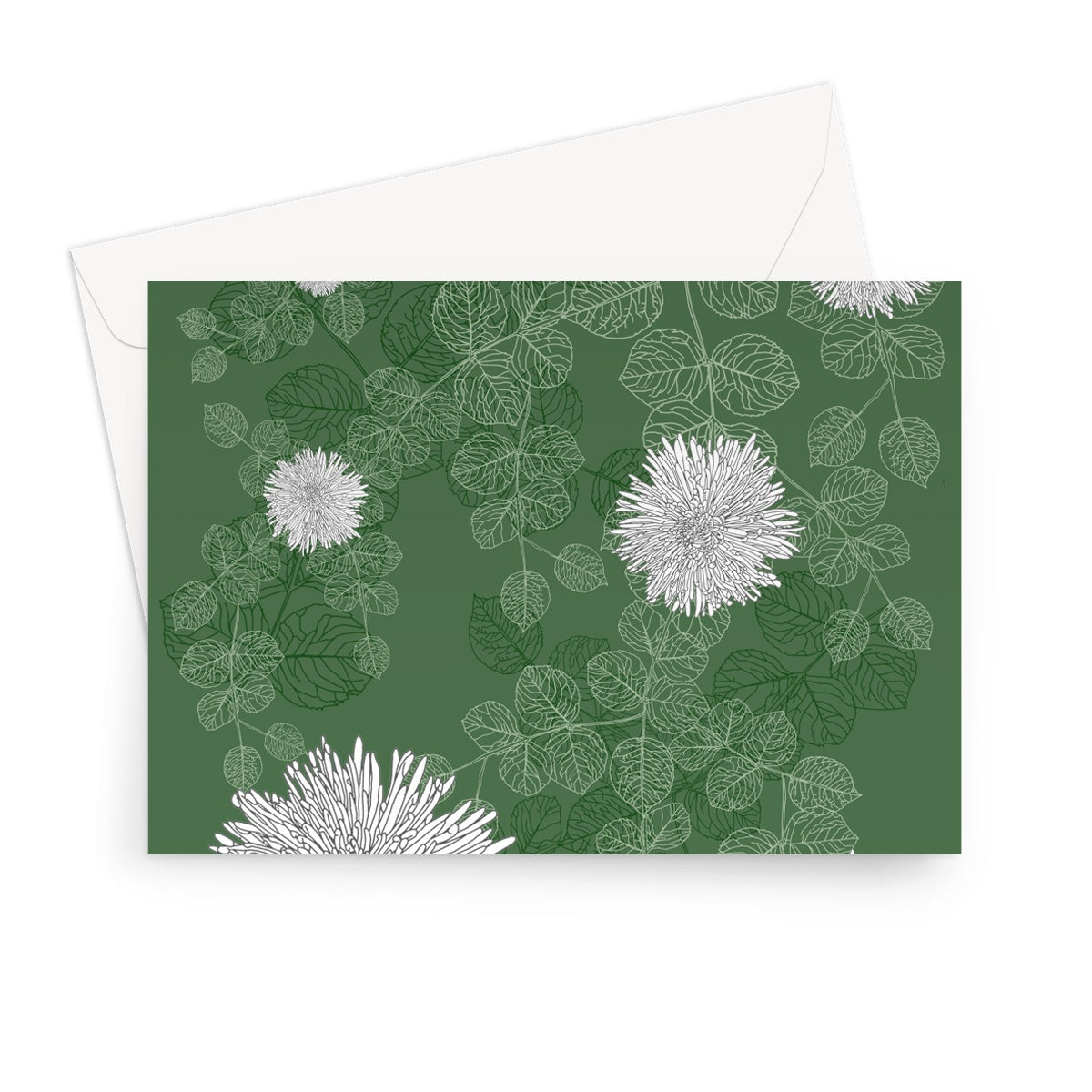 Floral Innocence Greetings Card