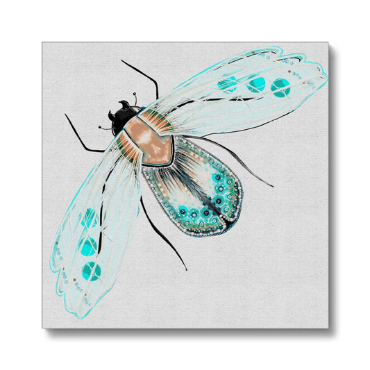 Bejewelled Beetle Bug Canvas