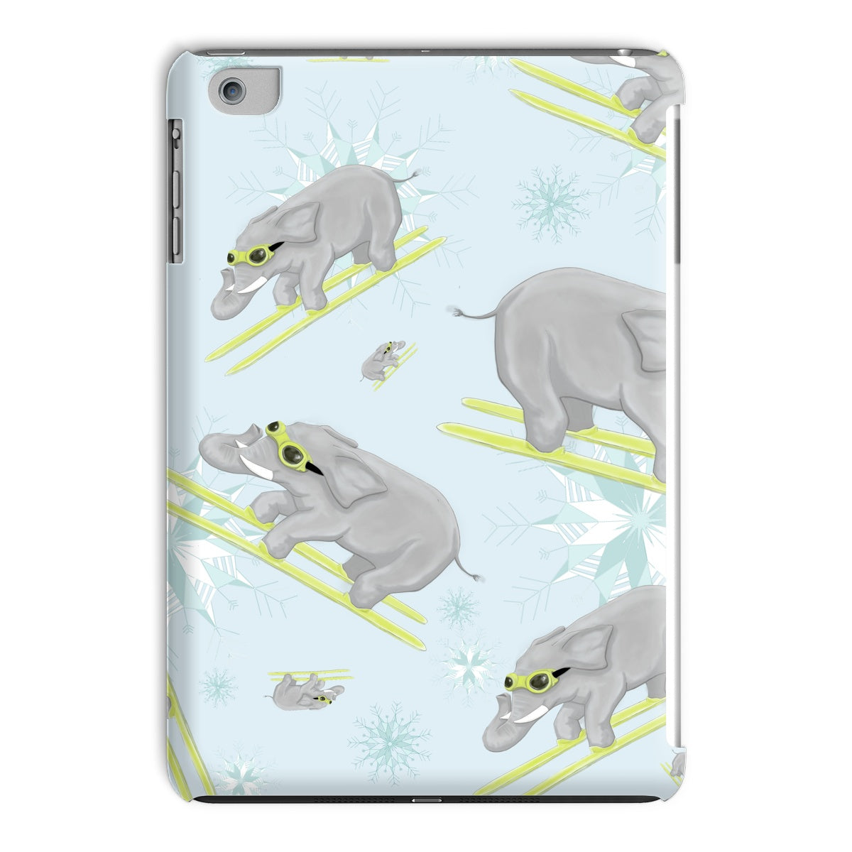 If you've never seen an elephant ski Tablet Cases