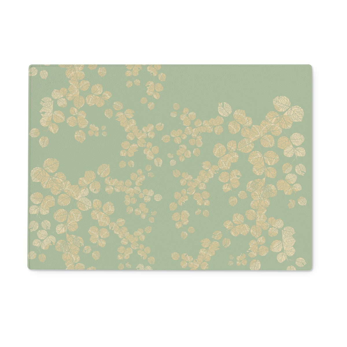 Floral Modesty Glass Chopping Board