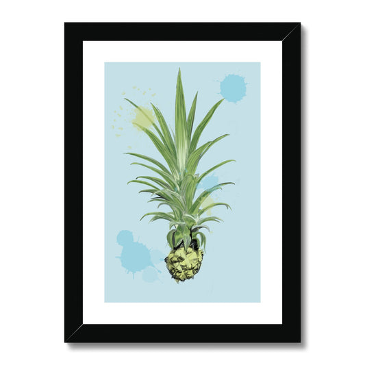 Pineapple Houseplant Framed & Mounted Print