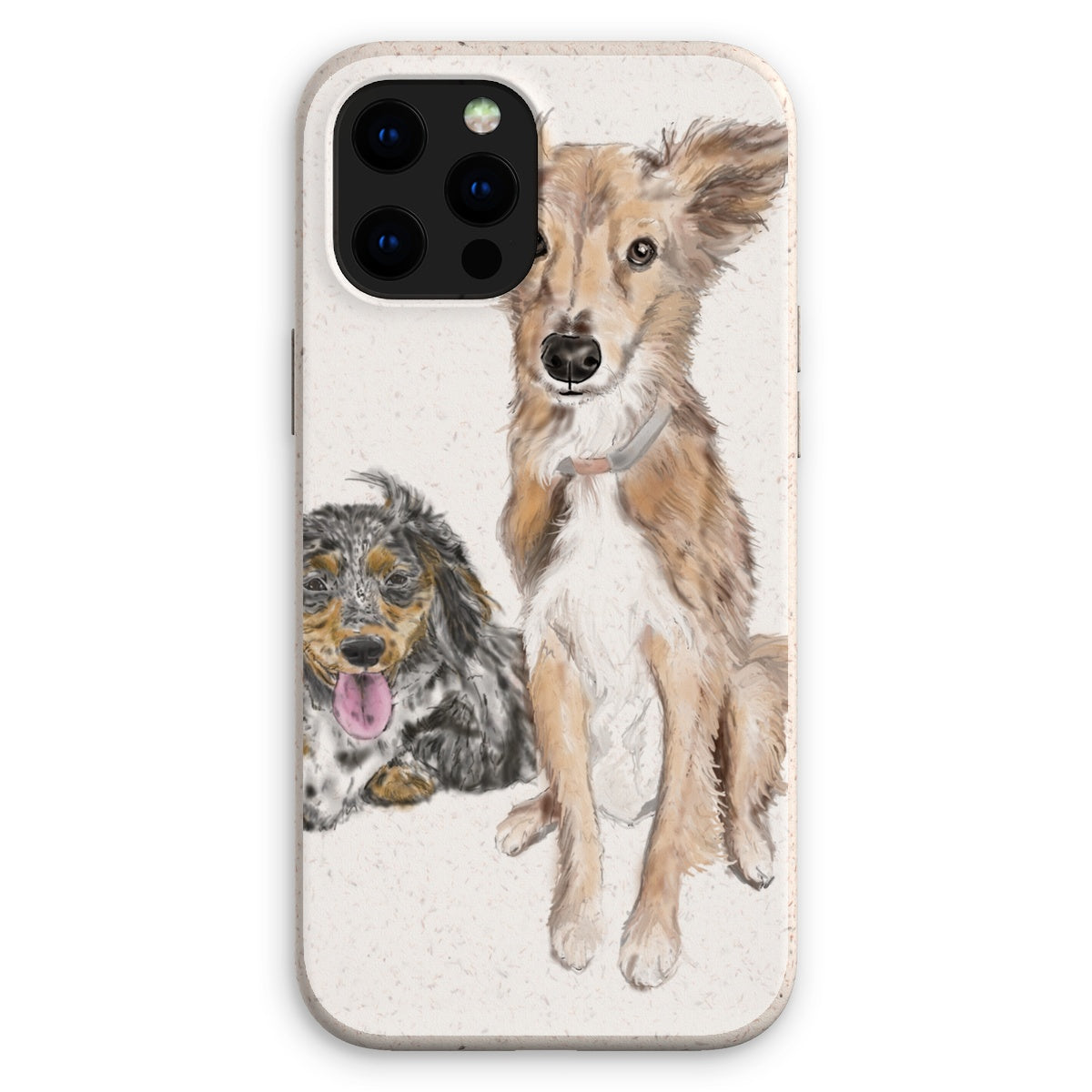 Customer Requests Nicky & Eevee Pet Portrait  Eco Phone Case