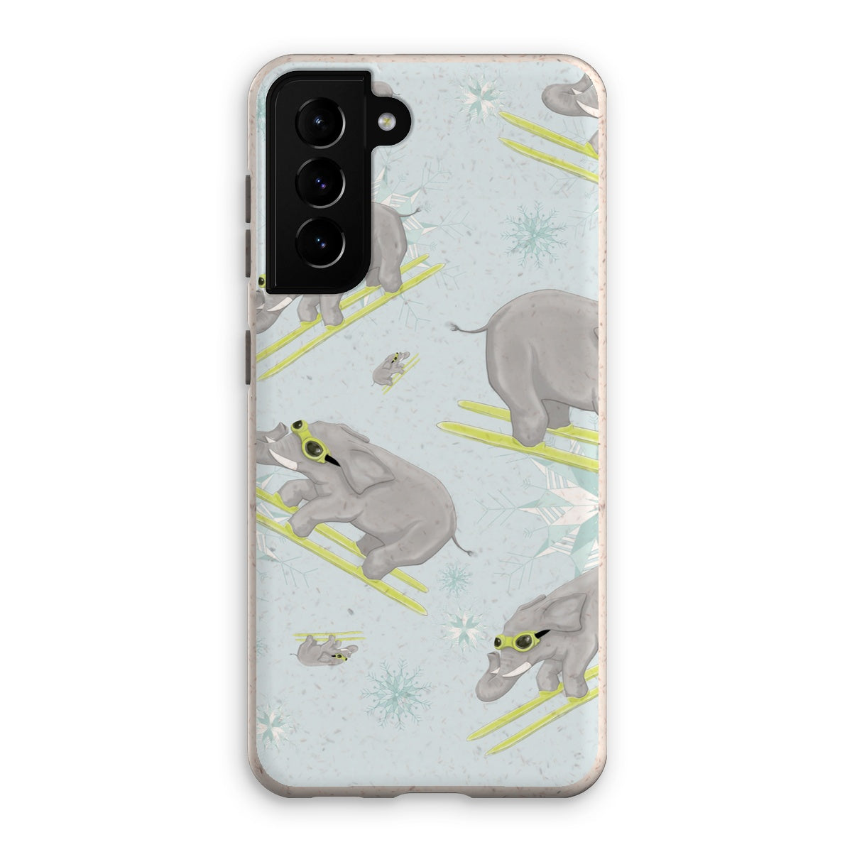 If you've never seen an elephant ski Eco Phone Case