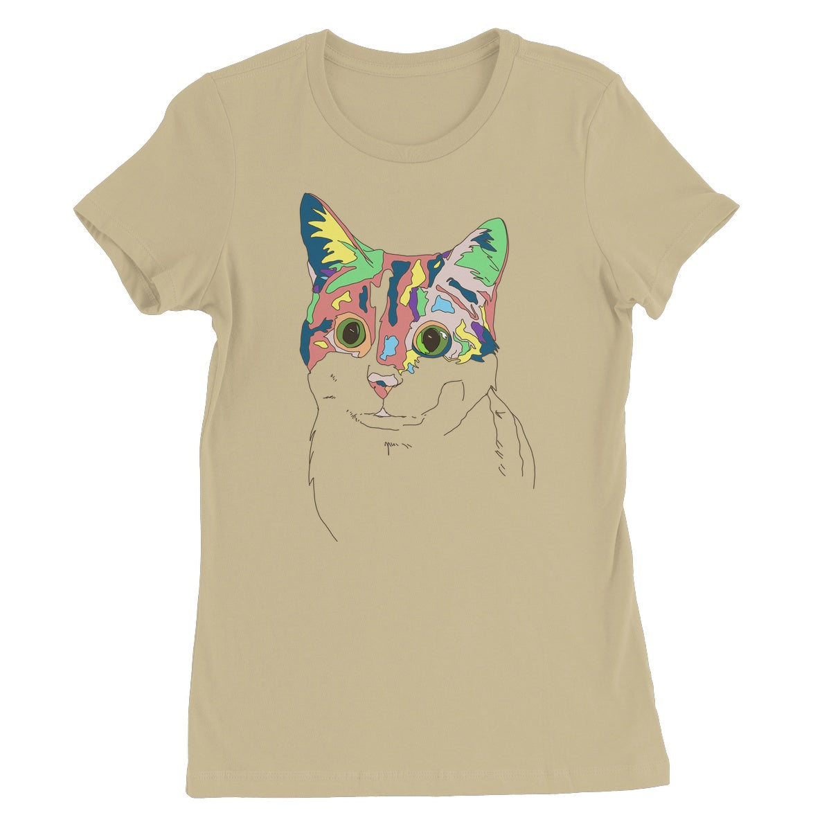 Kaleidoscope Cat Women's Favourite T-Shirt