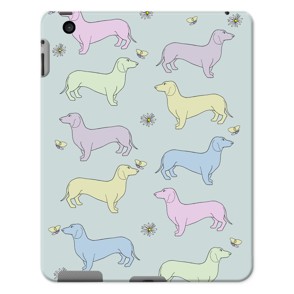 Rainbow Dachshunds Rainbow Dogs  Tablet Cases