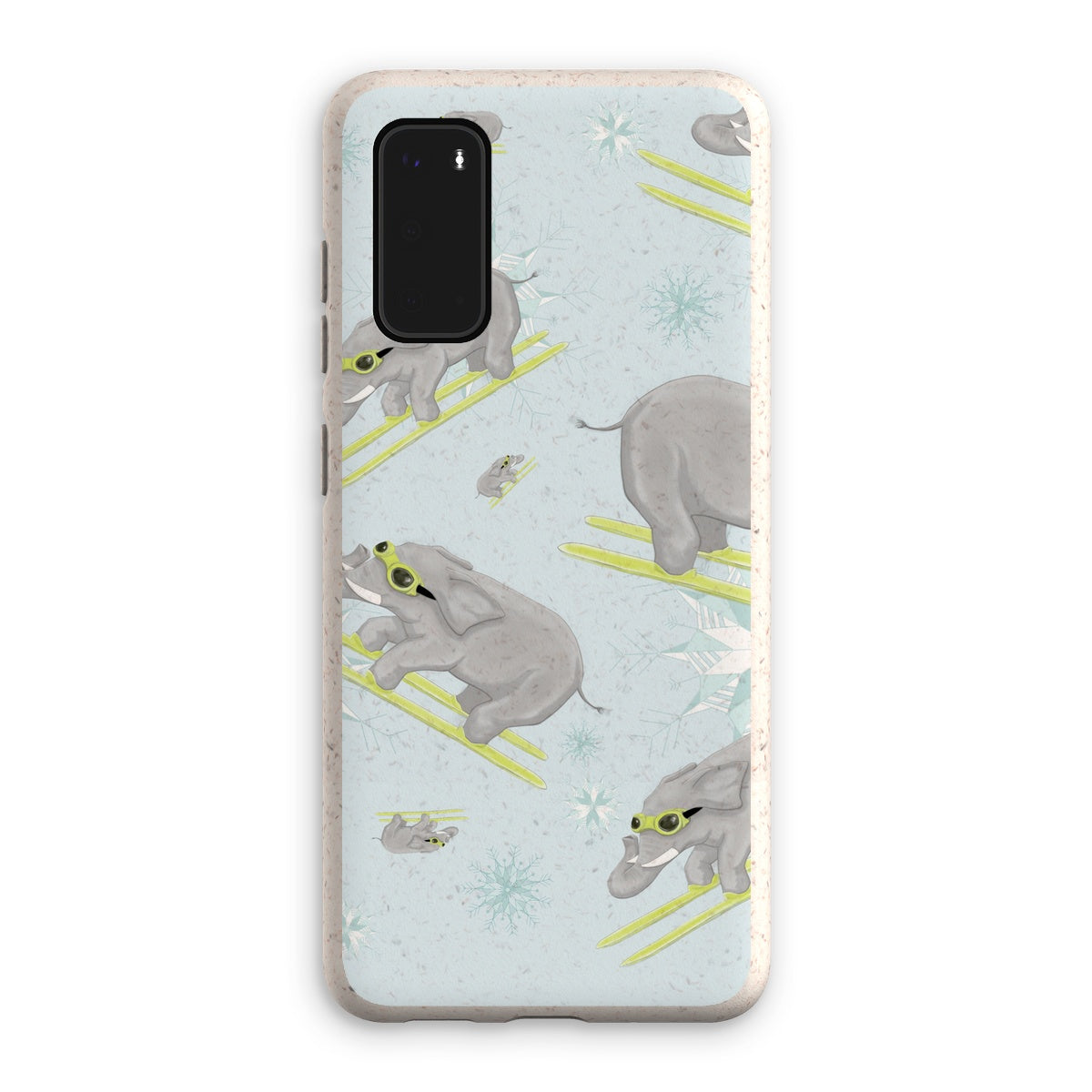 If you've never seen an elephant ski Eco Phone Case