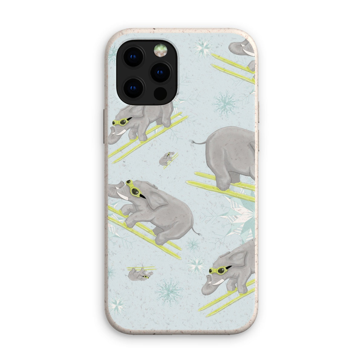 If you've never seen an elephant ski Eco Phone Case