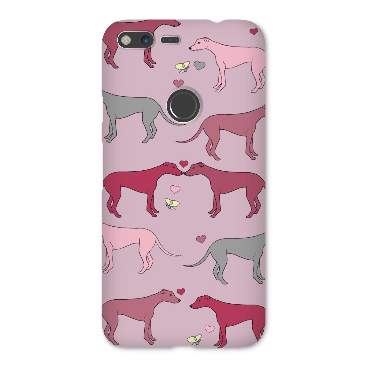 Greyhound Love Rainbow Dogs  Snap Phone Case