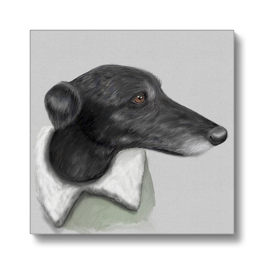 Greyhound Portrait Canvas