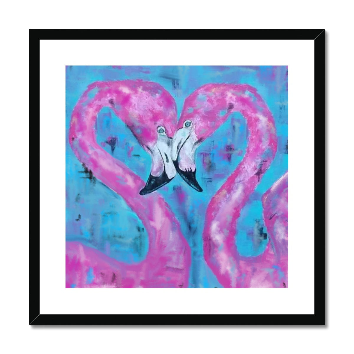 Flamingo Tango Framed & Mounted Print