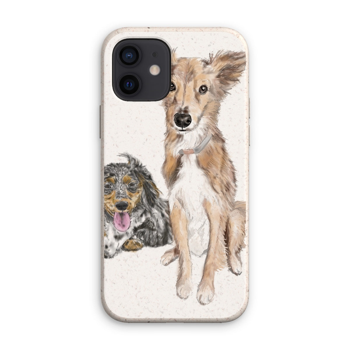 Customer Requests Nicky & Eevee Pet Portrait  Eco Phone Case