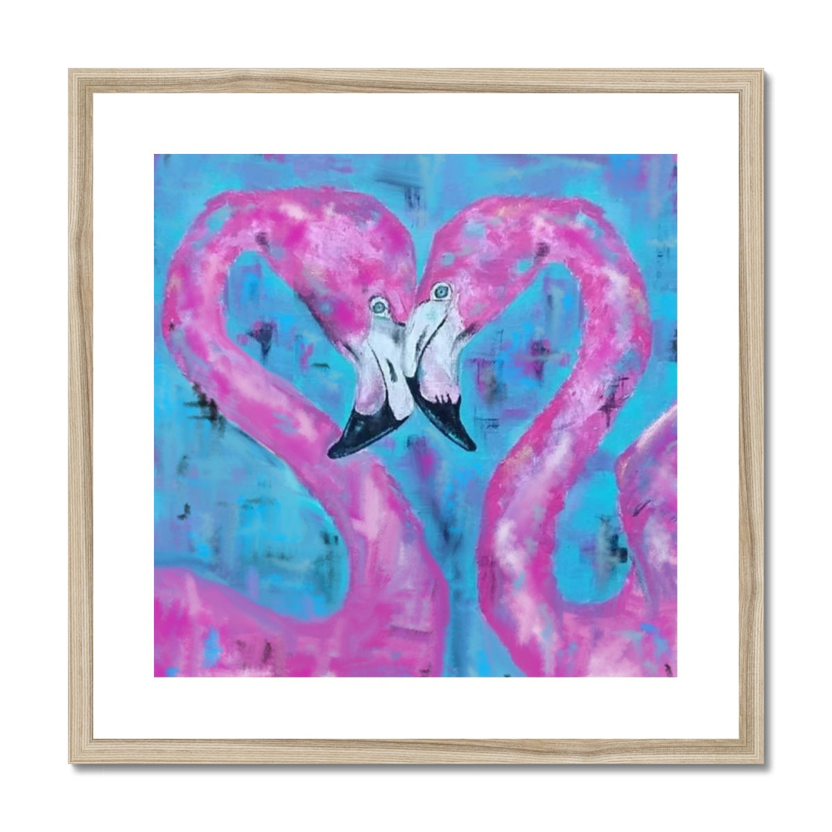 Flamingo Tango Framed & Mounted Print