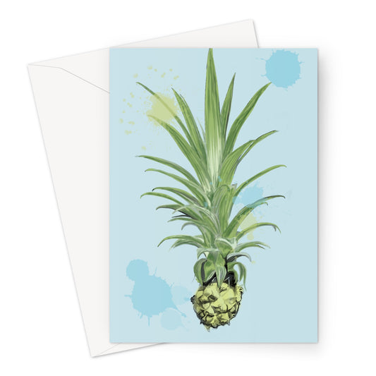 Pineapple Houseplant Greeting Card