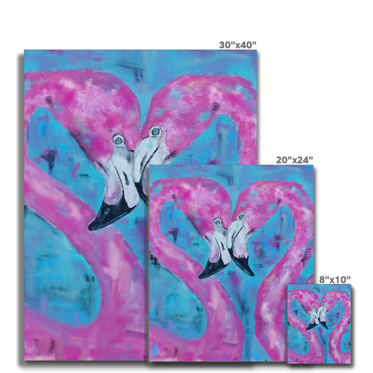 Flamingo Tango Canvas