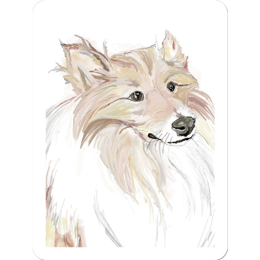 Sheltie Portrait  Sticker