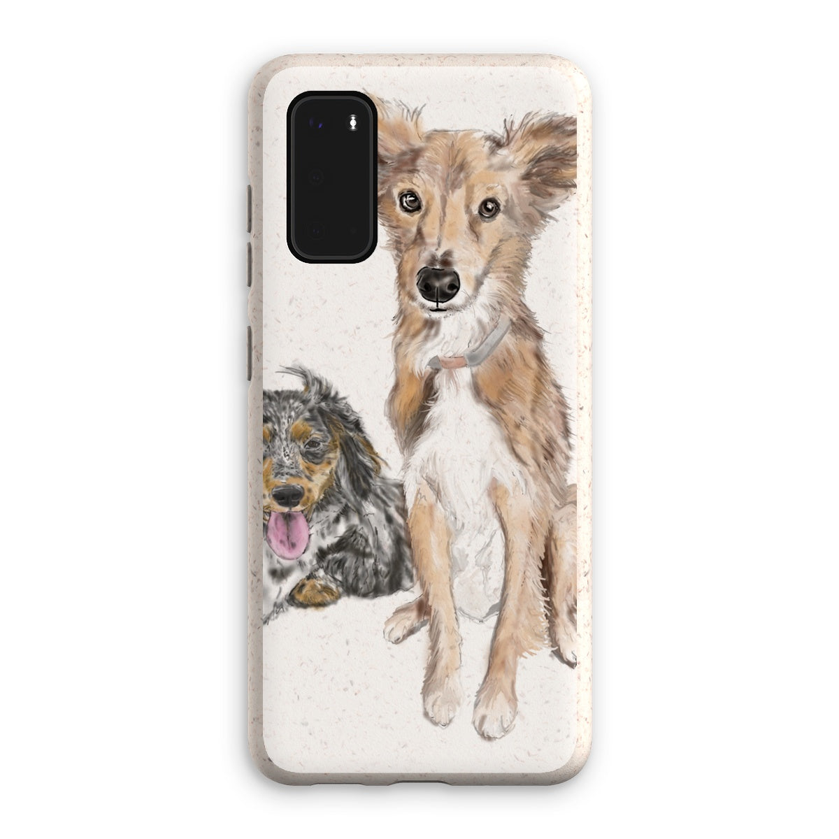 Customer Requests Nicky & Eevee Pet Portrait  Eco Phone Case