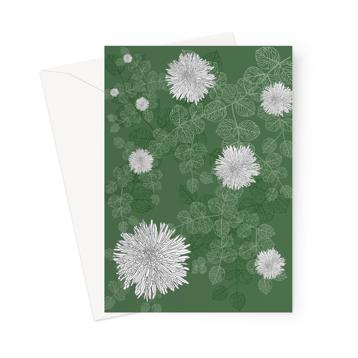 Floral Innocence Greetings Card