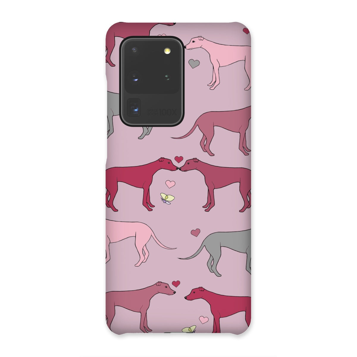 Greyhound Love Rainbow Dogs  Snap Phone Case