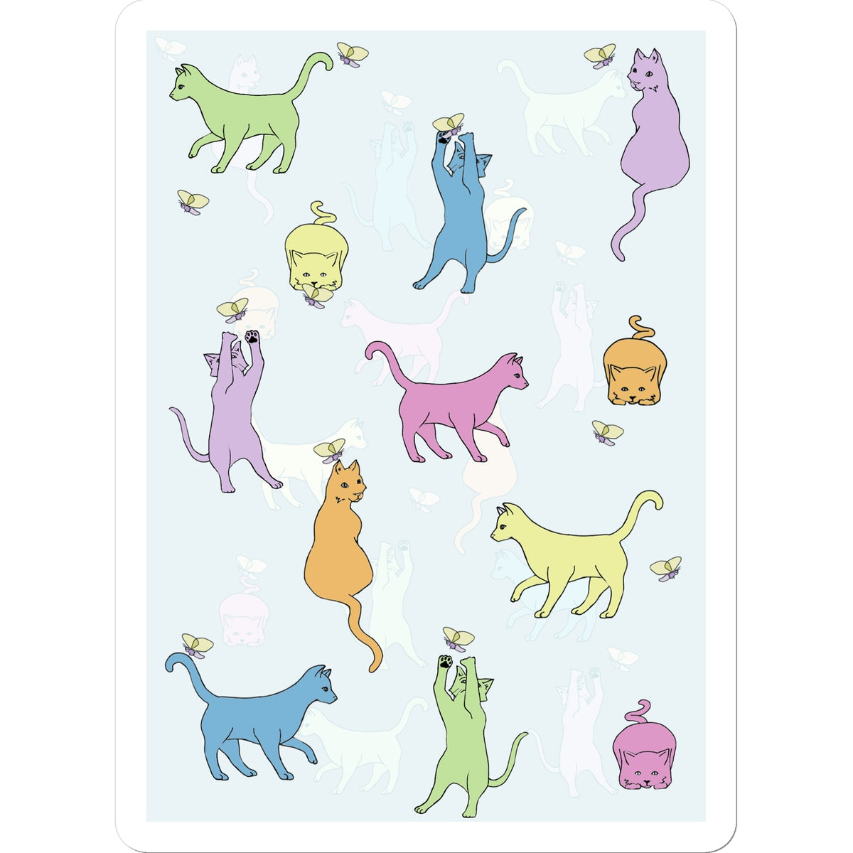 Rainbow Cats Sticker