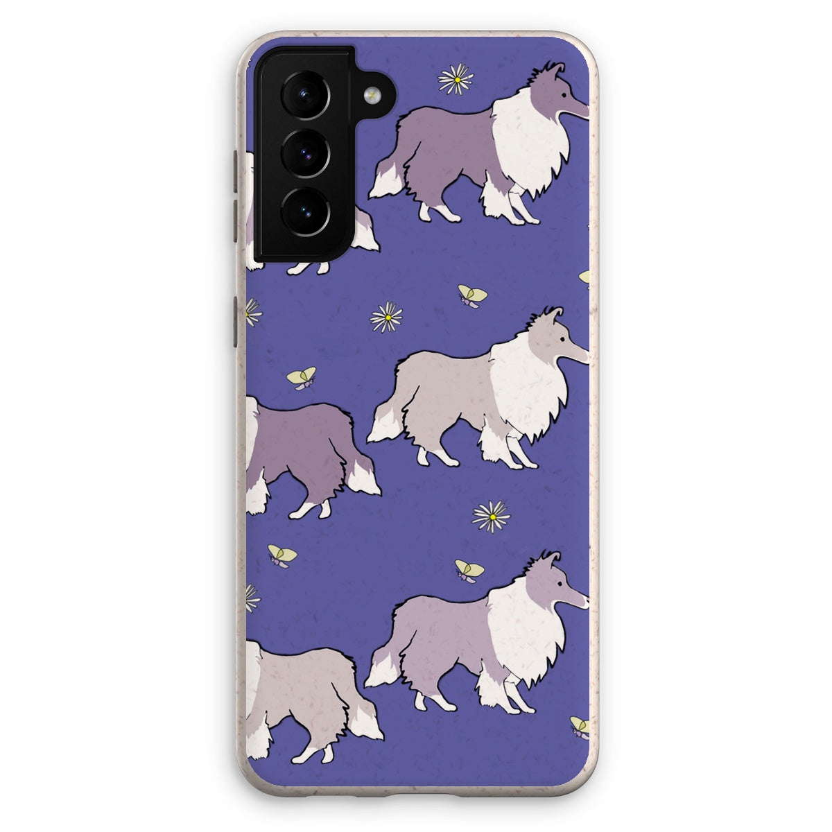 Sheltie Very Peri Rainbow Dogs  Eco Phone Case