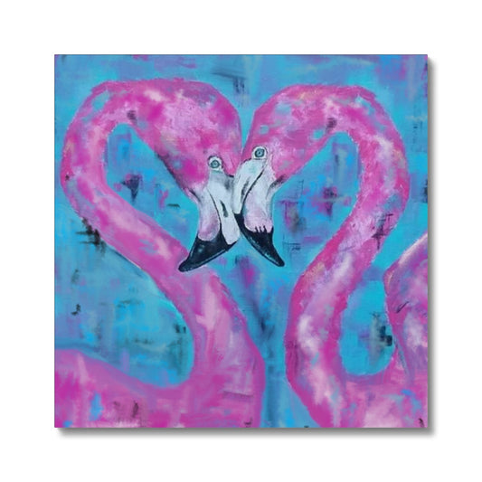 Flamingo Tango Canvas