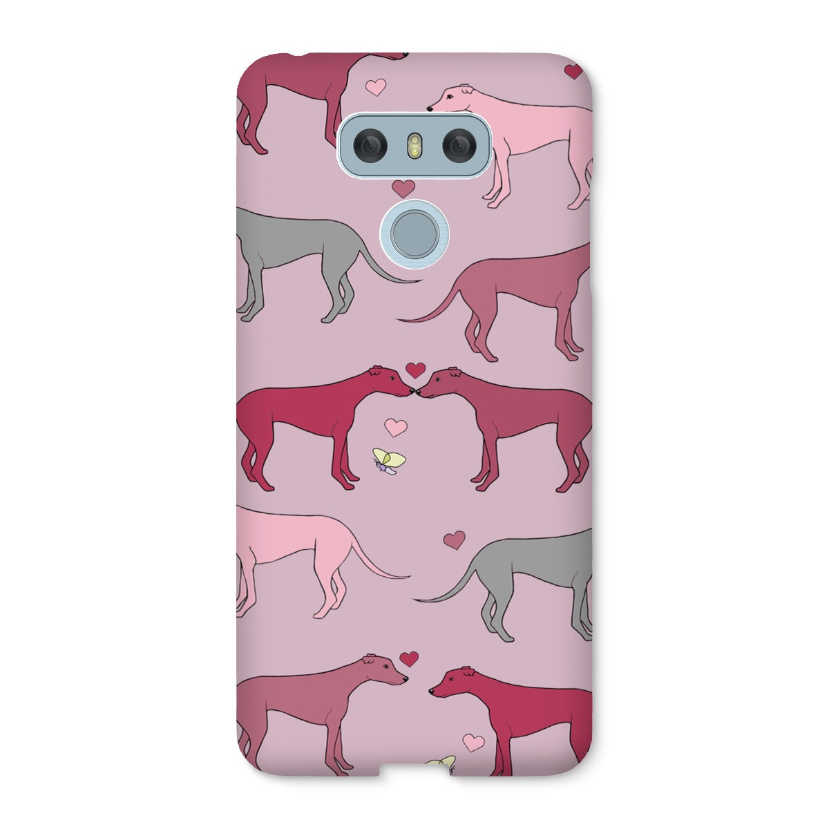 Greyhound Love Rainbow Dogs  Snap Phone Case