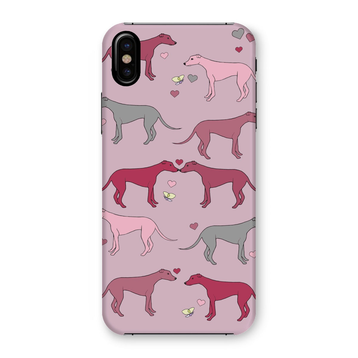 Greyhound Love Rainbow Dogs  Snap Phone Case